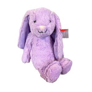 Gitzy Purple Bunny Rabbit Plush Stuffed Animal Toy Floppy Ears Tags New